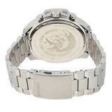 Diesel Mega Chief Chronograph White Dial Silver Steel Strap Watch For Men - DZ4477 Buy Now By Diesel