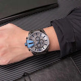 Diesel Mega Chief Chronograph Black Dial Black Nylon Strap Watch For Men - DZ4500 Buy Now By Diesel