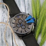 Diesel Mega Chief Chronograph Black Dial Black Nylon Strap Watch For Men - DZ4500 Buy Now By Diesel