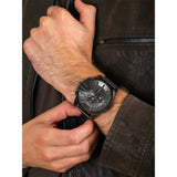 Diesel Mega Chief Chronograph Black Dial Black Mesh Strap Watch For Men - DZ4527 Buy Now By Diesel
