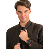 Diesel Mega Chief Chronograph Black Dial Black Mesh Strap Watch For Men - DZ4527 Buy Now By Diesel