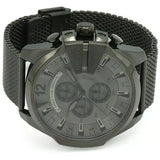 Diesel Mega Chief Chronograph Black Dial Black Mesh Strap Watch For Men - DZ4527 Buy Now By Diesel
