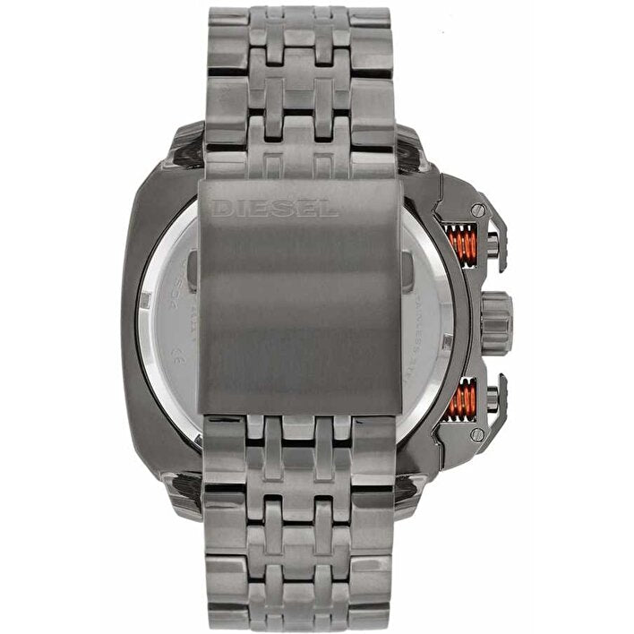 Diesel BAMF Chronograph Gray Dial Gray Steel Strap Watch For Men - DZ7344 Buy Now By Diesel