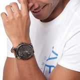 Diesel Mr Daddy Chronograph Grey Dial Brown Leather Strap Watch For Men - DZ7413 Buy Now By Diesel