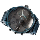 Diesel Daddy 2.0 Chronograph Grey Dial Blue Steel Strap Watch For Men - DZ7414 Buy Now By Diesel
