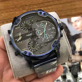Diesel Daddy 2.0 Chronograph Grey Dial Blue Steel Strap Watch For Men - DZ7414 Buy Now By Diesel
