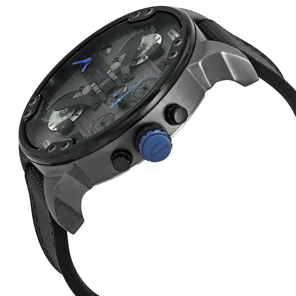 Diesel Mr Daddy 2.0 Chronograph Grey Dial Black Nylon Strap Watch For Men - DZ7420 Buy Now By Diesel