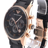 Emporio Armani Sportivo Black Dial Black Steel Strap Watch For Men - AR5905 Buy Now By Emporio Armani