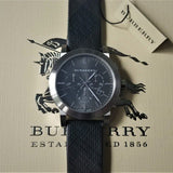 Burberry The City Grey Dial Black Leather Strap Watch for Men - BU9359 Buy Now By Burberry