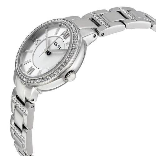 Fossil Virginia Silver Dial Silver Steel Strap Watch for Women - ES3282 Buy Now By Fossil