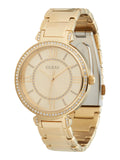 Guess Montage Quartz Gold Dial Gold Steel Strap Watch For Women - GW0588L1 Buy Now By Guess