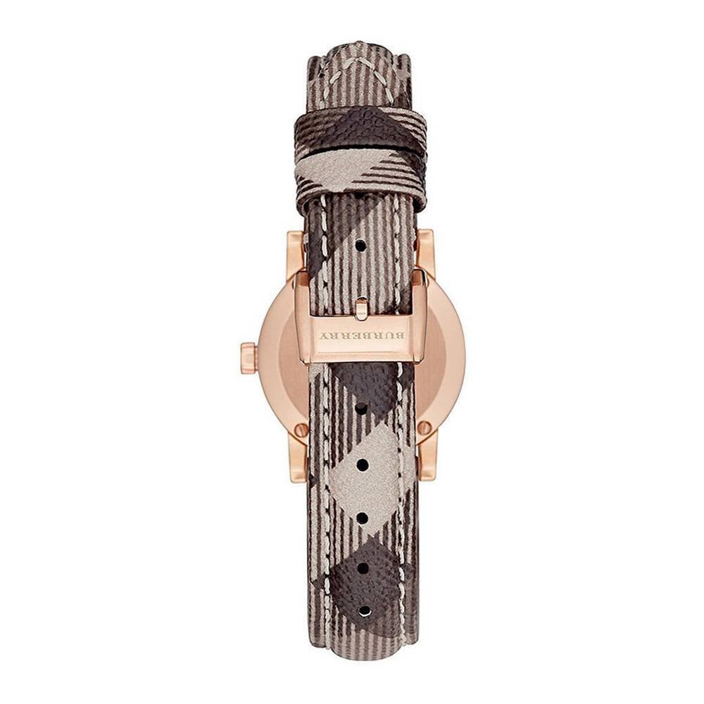 Burberry The City Pink Dial Brown Leather Strap Watch for Women - BU9236 Buy Now By Burberry