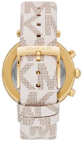 Michael Kors Parker Chronograph White Dial White Leather Strap Watch For Women - MK6916 Buy Now By Michael Kors