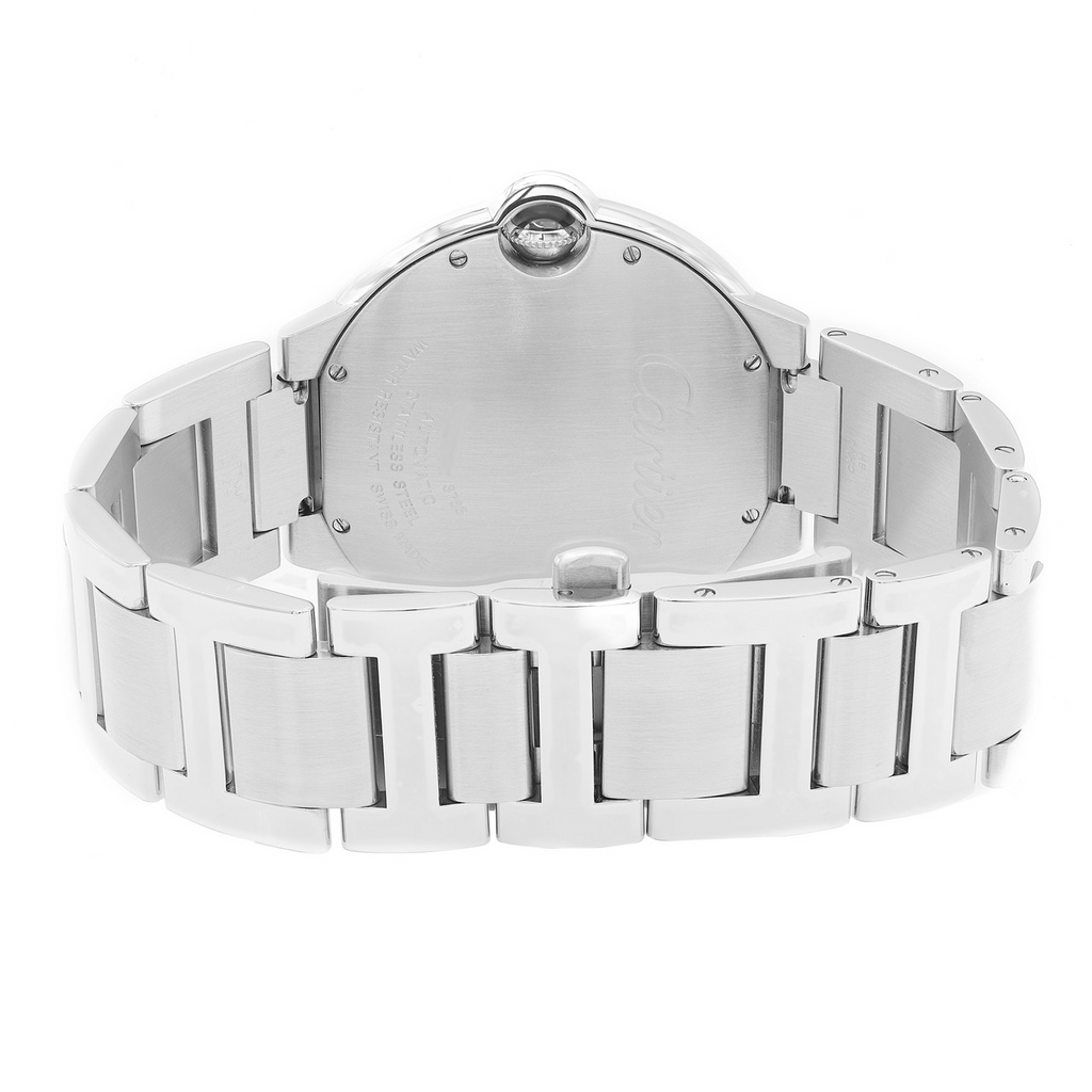 Cartier Ballon Bleu de Cartier Black Dial Silver Steel Strap Watch for Men - W6920042 Buy Now By Cartier