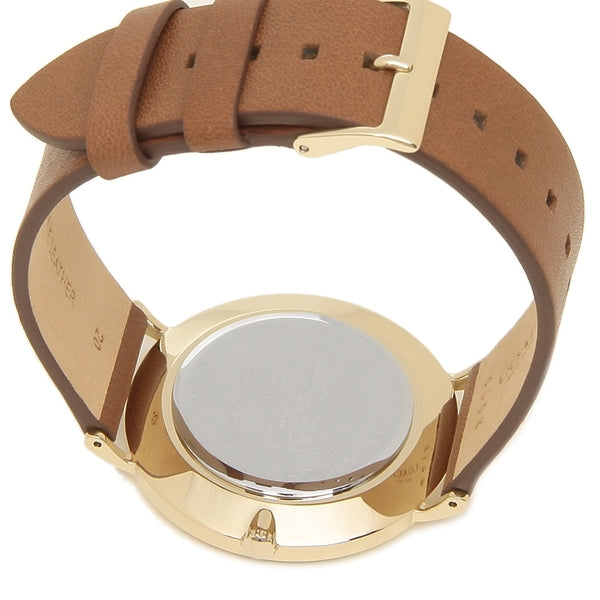 Coach Charles Gold Dial Brown Leather Strap Watch for Women - 14602433 Buy Now By Coach