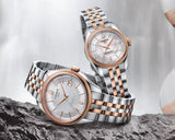 Tissot Chemin Des Tourelles Powermatic 80 Helvetic Price Lady Silver Dial Two Tone Steel Strap Watch For Women - T099.207.22.118.01 Buy Now By Tissot