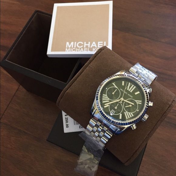 Michael Kors Lexington Quartz Green Dial Silver Steel Strap Watch For Women - MK6222 Buy Now By Michael Kors