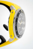 Gucci Dive Black Dial Yellow Rubber Strap Watch For Men - YA136319 Buy Now By Gucci