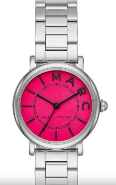 Marc Jacobs Roxy Pink Dial Silver Steel Strap Watch for Women - MJ3528 Buy Now By Marc Jacobs