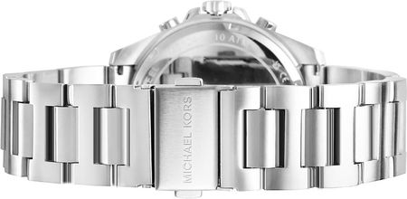 Michael Kors Brecken Chronograph Black Dial Silver Steel Strap Watch For Men - MK8847 Buy Now By Michael Kors