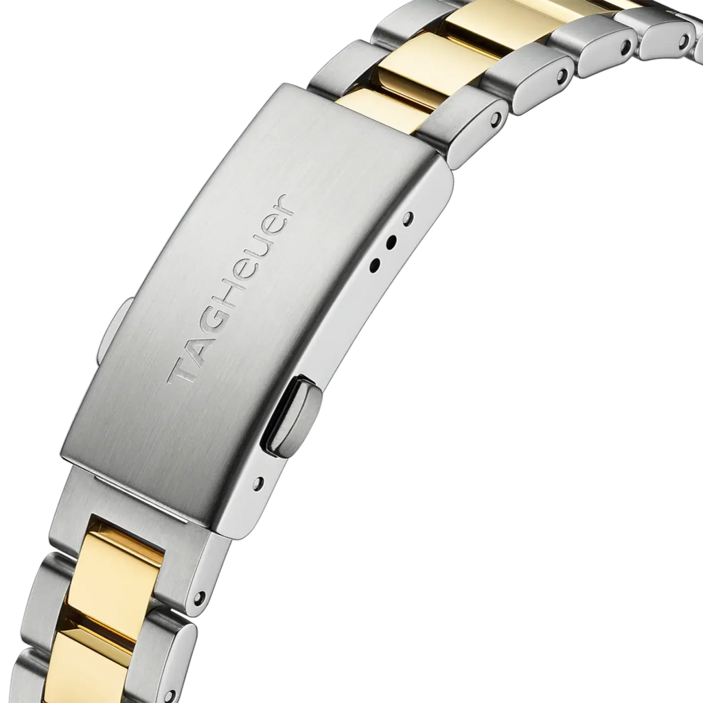 Tag Heuer Aquaracer Quartz Diamonds Mother of Pearl Dial Two Tone Steel Strap Watch for Men - WBD1422.BB0321