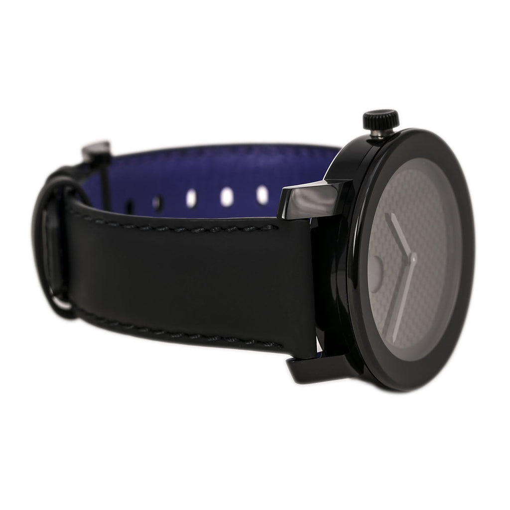 Movado Bold Black Dial Black Leather Strap Watch for Women - 3600483 Buy Now By Movado
