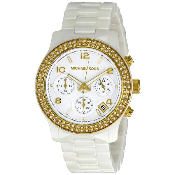 Michael Kors Runway White Dial White Steel Strap Watch for Women - MK5237 Buy Now By Michael Kors