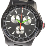 Gucci G-Timeless Chronograph Black Dial Black Steel Strap Watch For Men - YA126268 Buy Now By Gucci