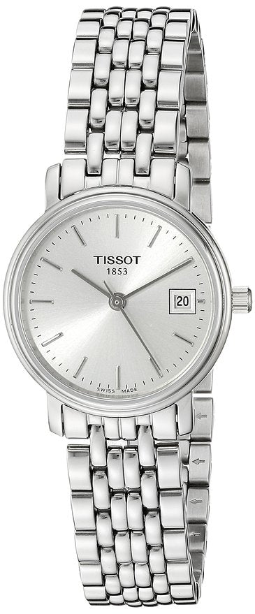 Tissot T Classic Desire White Dial Silver Steel Strap Watch for Women - T52.1.281.31 Buy Now By Tissot