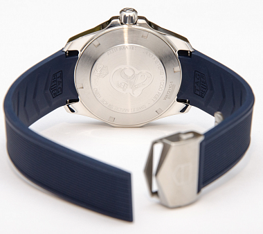 Tag Heuer Aquaracer Calibre 5 Blue Dial Blue Silicone Strap Watch for Men - WAY211C.FT6155 Buy Now By Tag Heuer