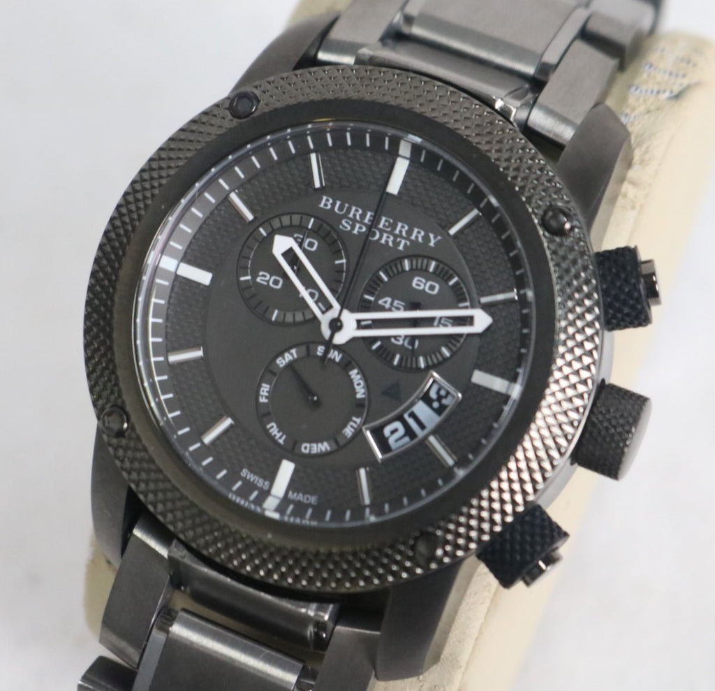 Burberry Chrono Sport Brown Dial Brown Steel Strap Watch for Men - BU7716 Buy Now By Burberry