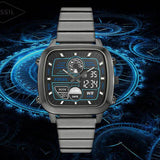 Fossil Retro Analog-Digital Black Dial Grey Steel Strap Watch for Men - FS5892 Buy Now By Fossil