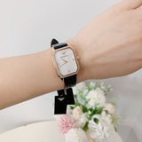 Emporio Armani Gioia Quartz Mother of Pearl Dial Black Leather Strap Watch For Women - AR11390 Buy Now By Emporio Armani