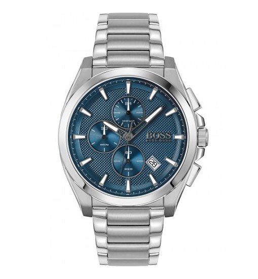 Hugo Boss Grandmaster Blue Dial Silver Steel Strap Watch for Men - 1513884 Buy Now By Hugo Boss