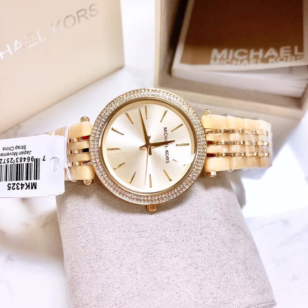 Michael Kors Darci Gold Dial Gold Steel Strap Watch for Women - MK4325 Buy Now By Michael Kors