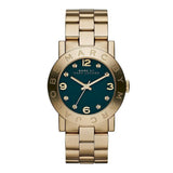 Marc Jacobs Amy Green Dial Gold Steel Strap Watch for Women - MBM8619 Buy Now By Marc Jacobs