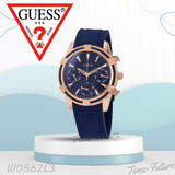 Guess Analog Quartz Blue Dial Blue Rubber Strap Watch For Women - W0562L3 Buy Now By Guess