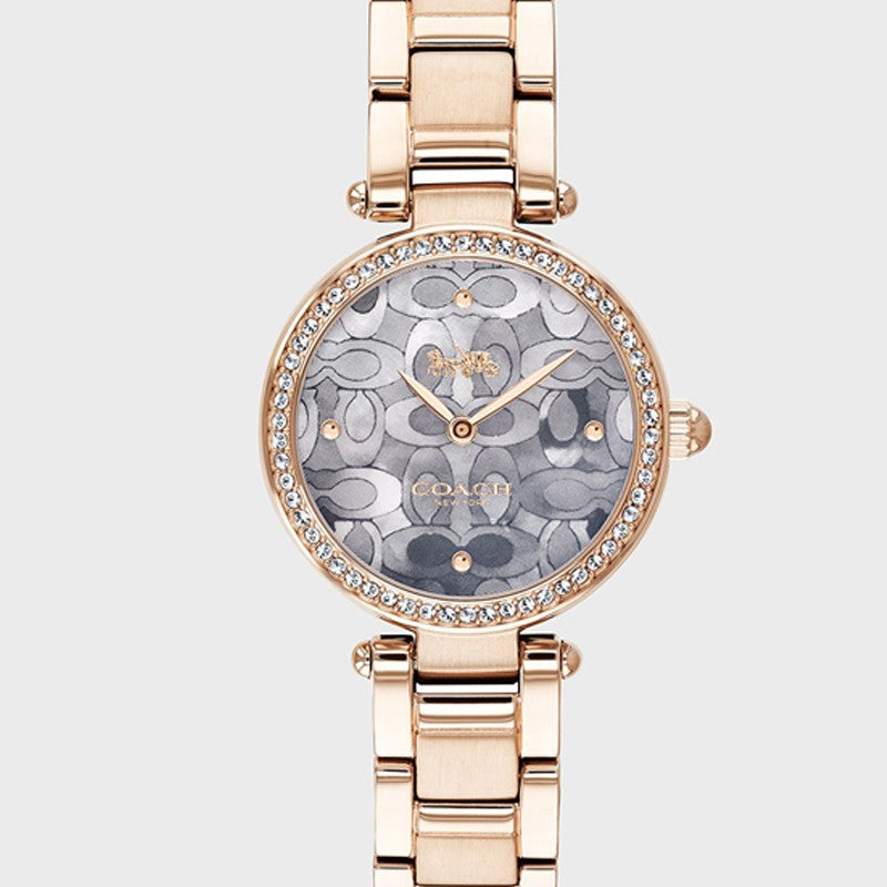 Coach Park Crystal Dial Rose Gold Steel Strap Watch for Women - 14503226 Buy Now By Coach