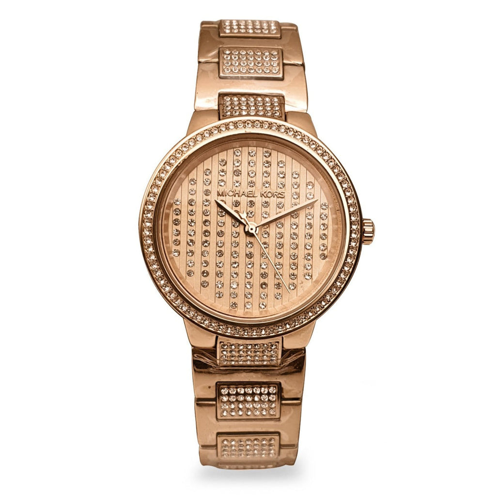 Michael Kors Gabbi Rose Gold Dial Rose Gold Steel Strap Watch For Women - MK3986 Buy Now By Michael Kors