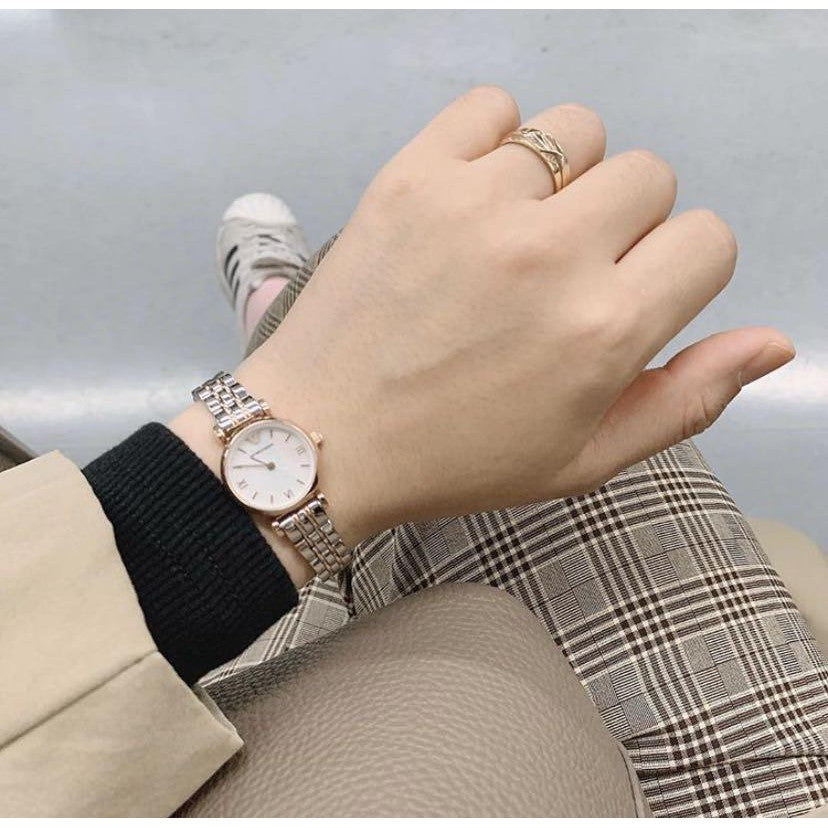 Emporio Armani Gianni Mother of Pearl Dial Two Tone Steel Strap Watch For Women - AR1764 Buy Now By Emporio Armani