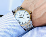 Tissot T Classic Carson Quartz White Dial Two Tone Steel Strap Watch for Men - T085.410.22.013.00 Buy Now By Tissot
