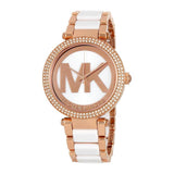 Michael Kors Parker White Dial Two Tone Steel Strap Watch for Women - MK6365 Buy Now By Michael Kors