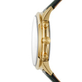 Fossil Townsman Chronograph Green Dial Green Leather Strap Watch for Men - FS5599 Buy Now By Fossil