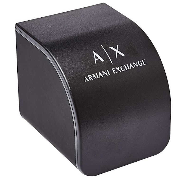 Armani Exchange Hampton Skeleton Grey Dial Blue Steel Strap Watch For Men - AX2401 Buy Now By Armani Exchange