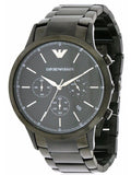 Emporio Armani Dress Chronograph Quartz Black Dial Black Stainless Steel Strap Watch For Men - AR2485 Buy Now By Emporio Armani