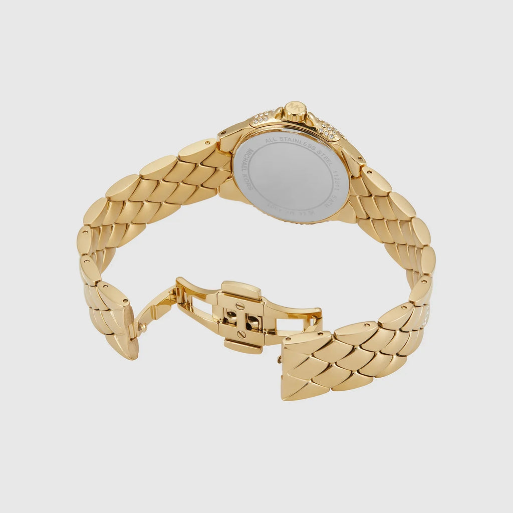 Michael Kors Camile Analog White Dial Gold Steel Strap Watch for Women - MK4801 Buy Now By Michael Kors