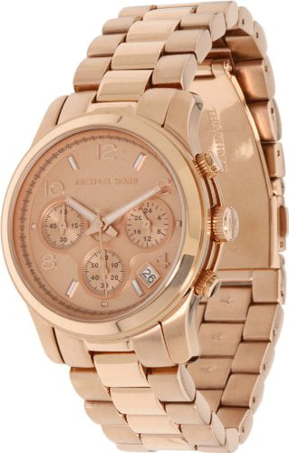 Michael Kors Cooper Rose Gold Rose Gold Steel Strap Watch for Women - MK6275 Buy Now By Michael Kors