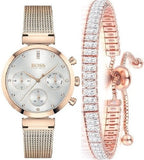 Hugo Boss Flawless White Dial Gold Mesh Bracelet Watch for Women - 1502553 Buy Now By Hugo Boss