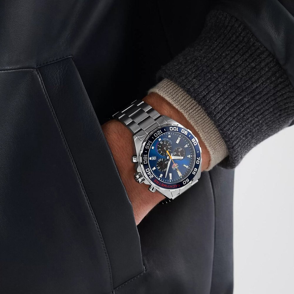 Tag Heuer Formula 1 Aston Martin Red Bull Racing Blue Dial Silver Steel Strap Watch for Men - CAZ101AB.BA0842 Buy Now By Tag Heuer