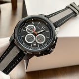 Maserati Royale 44mm Black Dial Stainless Steel Fiber Strap Watch For Men - R8871637002 Buy Now By Maserati